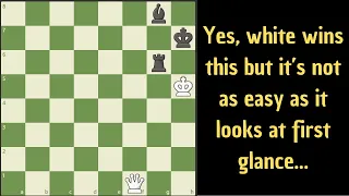 If you think it's easy win for white, look again...