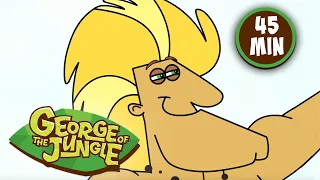 George of the Jungle | Steve Vs. George | Compilation | Cartoons For Kids