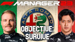 Surviving the Hardest Start - Alfa Romeo - F1 Manager 2023