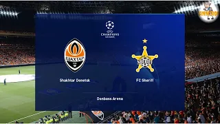 PES21 Shakhtar Donetsk  Sheriff Tiraspol | Шахтер Донецк  Шериф 07.12.2021