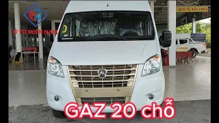 Chi tiết Gaz 20 chỗ, dòng xe đang hot hiện nay