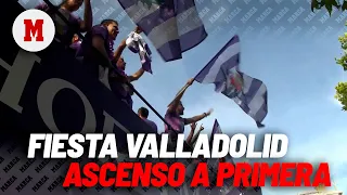 Valladolid sale a la calle para festejar el ascenso a Primera I MARCA