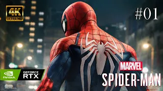 SPIDER MAN REMASTERED PC Gameplay Walkthrough Part 1- RAY TRACING- No Commentary