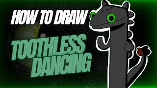 How to draw Toothless Dancing Meme #toothless #toothlessdragon