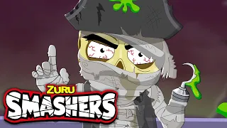 SMASHERS! Toxic Wasteland + More Kids Cartoons! | Zuru | Smashers World | Animated Stories