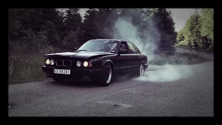 E34 530i burnout