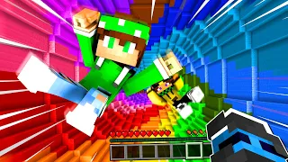 GIOCO AL DROPPER ARCOBALENO CON I MIEI AMICI - MINECRAFT ITA