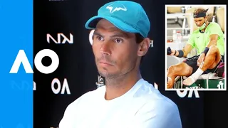 Rafael Nadal "The Foot is bothering me today also" R3 Press Conference Australian Open 2022