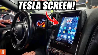 R35 GT-R TESLA Screen Upgrade! (Modernized Unit!)