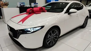 2022 Mazda 3 White Color - Hatchback 5 Seats | Exterior and Interior