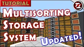 Minecraft Tutorial: Automated Silent Storage System with Multi-Item Sorting [v2.0]