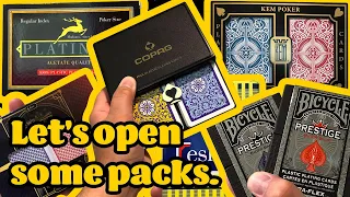 Which is the BEST?! Comparing Top Brand 100% Plastic Playing Cards - KEM, COPAG, Modiano and more!