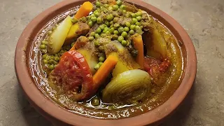 Tagine de viande et légumes - Recette marocaine