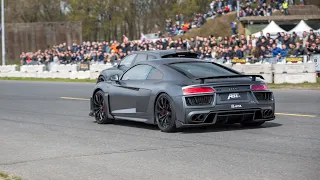 Supercars Drag Racing - ABT R8 V10 Plus, 750HP ABT RS6, Aventador S, BRABUS E63 S, AMG GT R, GT2 RS