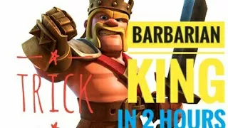 Clash of Clans How to Get Barbarian King Fast in 2 Hours || TownHall 7 Farming Attack Strategy Guide