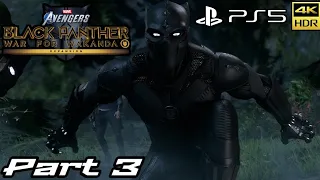 Marvel Avengers (PS5) 4K 60FPS War For Wakanda - Gameplay Walkthrough Part 3 - Power Show