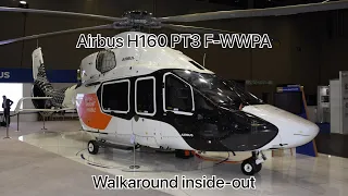 Airbus H160 PT.3 F-WWPA walk around in detail inside and out at European Rotors 2022