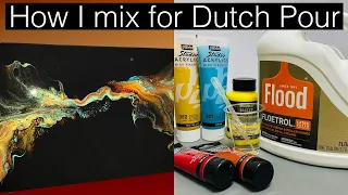 (126)Mixing for Dutch Pour/Fluid Art/Abstract Acrylic Pouring/Acrylic Painting/Fluid Art Painting