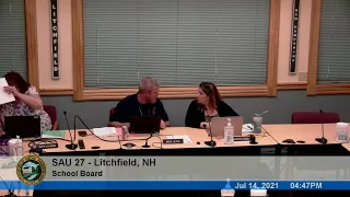 School Board Meeting 7/14/2021