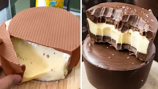 Yummy Milk Cream Chocolate Cake Recipe | Satisfying Melted Chocolate Cake Tutorial