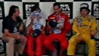 Stewart, Prost, Senna and Piquet