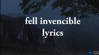 fell invencible lyrics original