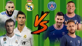 Bale-Benzema-Ronaldo vs Messi-Neymar-Mbappe💪(BBC vs MNM)