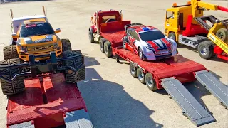 BRUDER Construction Trucks ♦ Rc RACE in JACK's WORLD ♦ BRUDER AMBULANCE Umbau von Playmobil!