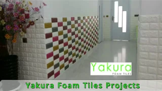 Wall Stickers Alternative Insulation Product - Yakura Foam  Tiles