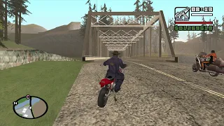 GTA San Andreas - King in Exile (cut-scene only) - Badlands mission 5 - from the Starter Save