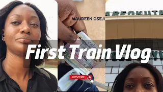 Come with Me to Experience My First Time Boarding a Train || Professor Wole Soyinka Train Station