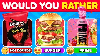 Would You Rather...? FOOD Edition 🍕🍔🍦