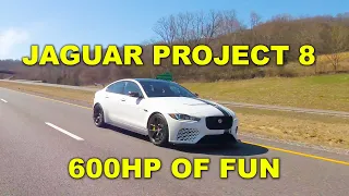 What it's like to drive the Jaguar Project 8 (Fastest Sedan in the World)