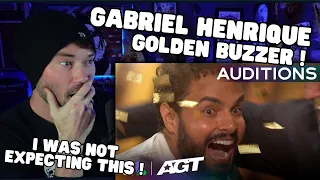 Metal Vocalist First Time Reaction - Golden Buzzer: Gabriel Henrique's  Auditions | AGT 2023