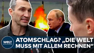 WLADIMIR KLITSCHKO: Nuklearschlag von Putin? „Die Welt muss mit allem rechen!" I WELT Interview