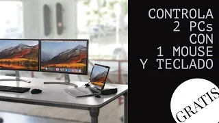 Controla 2 Laptops con 1 Mouse y Teclado GRATIS! Conoce a Mouse Without Borders! 🙌