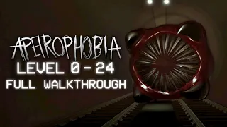 Apeirophobia - Level 0 to 24 (Chapter 1 & 2) | Full Walkthrough [ROBLOX]