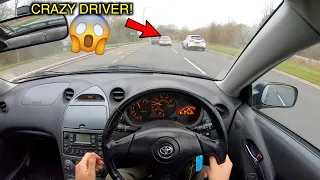 Toyota Celica T sport POV DRIVE (why you should buy one!) *UPSETS BMW OWNER*