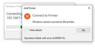 Operation Failed With Error 0x00011b Windows 10