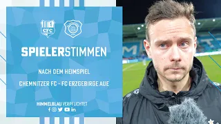 Chemnitzer FC | Spielerstimmen nach dem Heimspiel gegen den FC Erzgebirge Aue