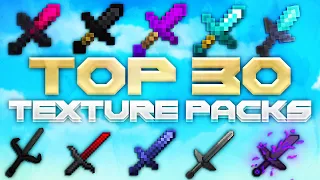 Top 30 Texturepacks For PvP & Crystal PvP | 1.20