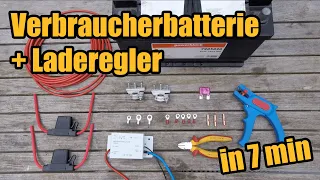 ZWEITBATTERIE in jedes Auto/Wohnmobil einbauen & anschließen