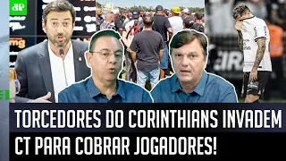 "Cara, eles PODERIAM PERGUNTAR à diretoria do Corinthians por que..." Torcedores INVADEM CT!