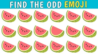 Can you Spot the Difference? Find the Odd Emoji Challenge | Test your eyes | Quizz World