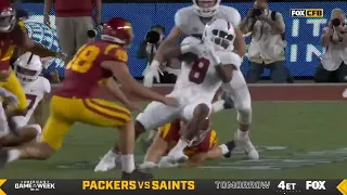 USC kicker gets ejected for targeting