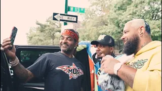 Jim Jones, Juelz Santana in Harlem with Sheron Barber