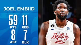 JOEL EMBIID PUTS ON A SHOW 🤯 59 PTS, 11 REB, 8 AST, 7 BLK | November 13, 2022