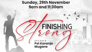 Rely On God For Finishing Strong - Sunday Service | 29th November 2020