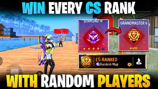 How To Win Every CS Rank With Random Players | Cs Rank Tips And Tricks | Cs Rank Push Glitch