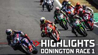 WorldSBK Race 1 Highlights | 2022 UK Round